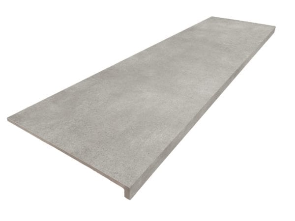 Peldaño Recto C1 Work B Cenere 33X120