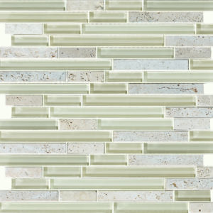 Tilefly.com Piedra Cristal Beige Mosaico Vitreo 345X300