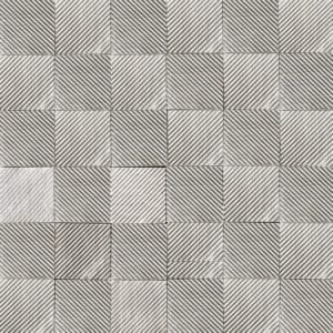 Tilefly.com Stone Grooved Grey Mosaico Vitreo 30X30