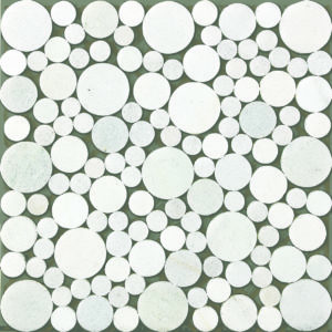 Tilefly.com Stone Moon White Mosaico Vitreo 30X30