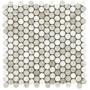 Tilefly.com Stone Naxos Grey Mosaico Vitreo 30X30