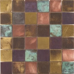 Tilefly.com Mosaico Metal Bronzo 29,8X29,8