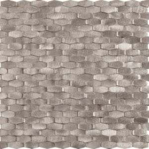 Tilefly.com Mosaico Metal Halley Silver 28,4X30