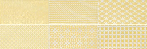 Tilefly.com Revestimiento Ceramica Ibiza Decor Mostaza 12,5X25