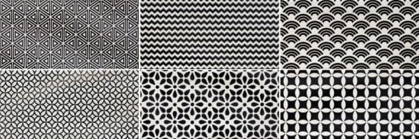 Tilefly.com Revestimiento Ceramica Ibiza Decor Negro 12,5X25