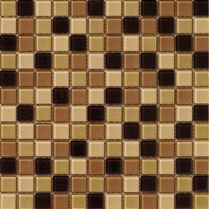 Tilefly.com Mosaico Cristal Malla Cristal Beige Brillo Dk 29,8X29,8