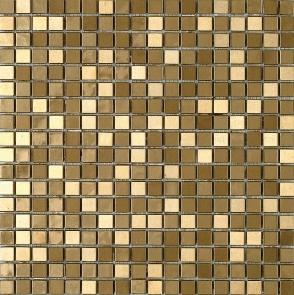Tilefly.com Mosaico Metal Metalic Gold 30,1X30,1 Tilefly.com Mosaico Metal Metalic Gold 30,1X30,1