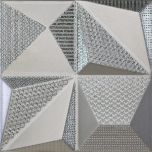 Tilefly.com Revestimiento Ceramica Multishapes Silver 25X25