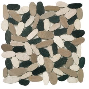 Tilefly.com Mosaico Piedra Pebbles Light 30,5X31,5