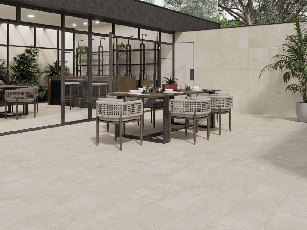 Tilefly Amb Bellevue Ivory Mt 75X75 Rect Inout