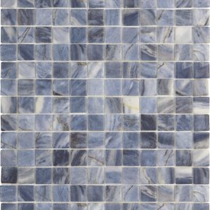 Glass Mosaic Deep Blue Oxid 31,5X39,6 (2,5X2,5)